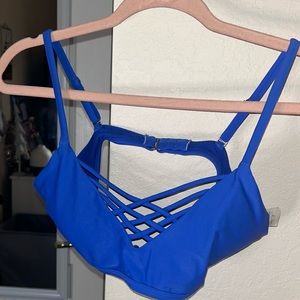 Hollister California Blue Large Bikini Top Swim